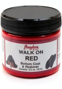 Angelus Red Shoe Sole Paint Restorer Leather Care Liquid-0