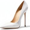 QUN Womens Pumps Patent Leather Heels Comfortable Fit-2