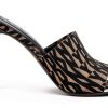 DKNY Womens Heeled Sandals Black Eggnog Casual Luxury Style-5