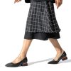 LingxiaUne Womens Pumps Pointed Toe Low Heel Dress Shoes-1
