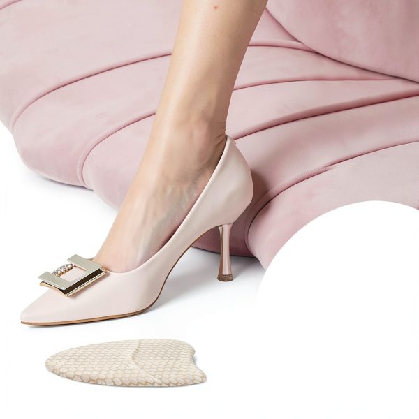 ZAIWOO Ball of Foot Cushions Gel Suede Non Slip Design-2