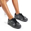 Rhinestone Sneakers Womens Sparkly Mesh Fashion Shoes-1