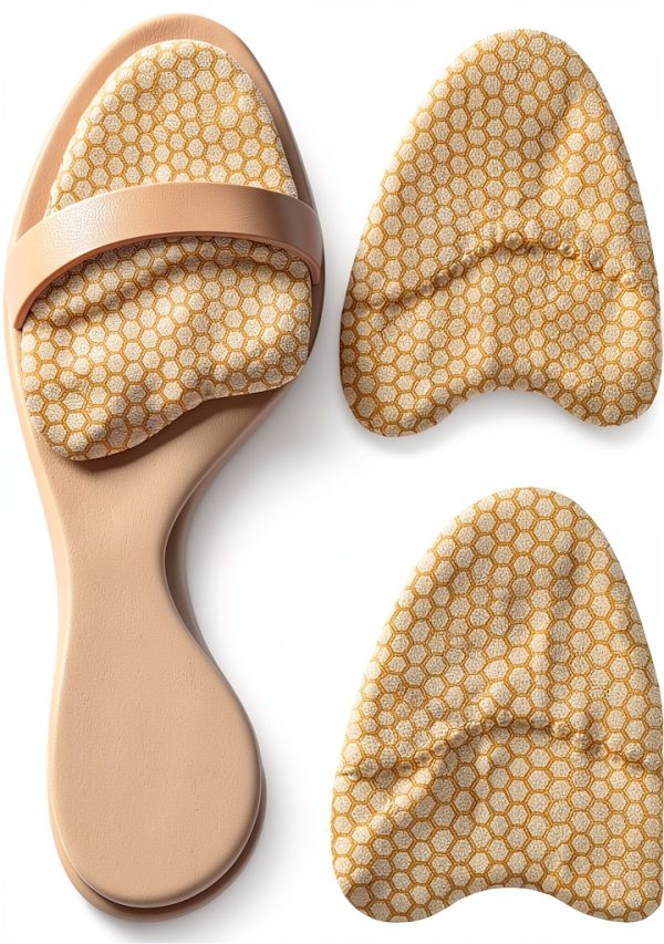 ZAIWOO Ball of Foot Cushions Gel Suede Non Slip Design-0