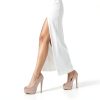 MERUMOTE Womens Pumps Peep Toe Platform Heels Party-1