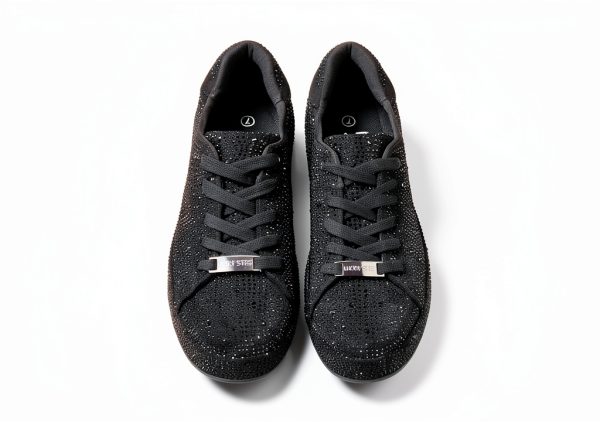 Rhinestone Sneakers Women Sparkly Mesh Fashion Shoes-6