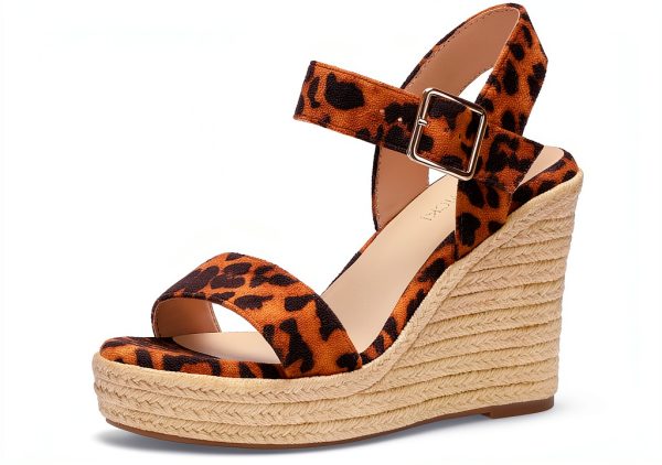 Womens Wedge Sandals Ankle Strap Platform Heel Summer-6