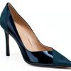 Coutgo Womens Pumps Stiletto Heels Pointed Toe Slip On-3