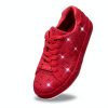 Rhinestone Sneakers Womens Sparkly Mesh Fashion Shoes-3