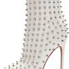 COLETER Womens Stiletto Ankle Boots Pointed Toe Rivets-0