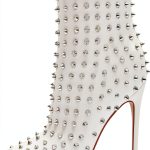 COLETER Womens Stiletto Ankle Boots Pointed Toe Rivets-0