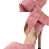 CS-3374 Womens Pumps Stiletto Heel Pointed Toe Bowknot-0