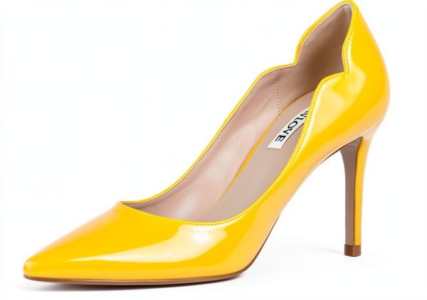 Pavo Womens Pumps Stiletto Heel V-Cut Ankle Design-0