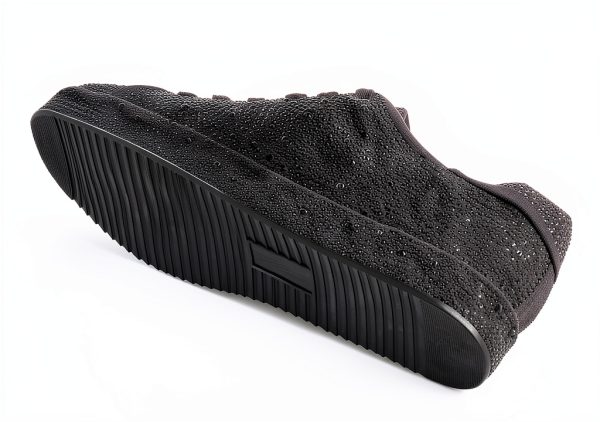 Rhinestone Sneakers Women Sparkly Mesh Fashion Shoes-5