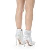 COLETER Womens Stiletto Ankle Boots Pointed Toe Rivets-5