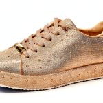 Rhinestone Sneakers Womens Sparkly Mesh Fashion Shoes-0