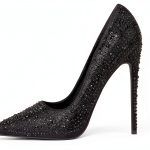 Rhinestone High Heels Womens Sparkling Pumps 4.7 Inch Heel-0