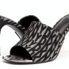DKNY Womens Heeled Sandals Black Eggnog Casual Luxury Style-6