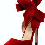 CS-3374 Womens Pumps Stiletto Heel Pointed Toe Bowknot-0