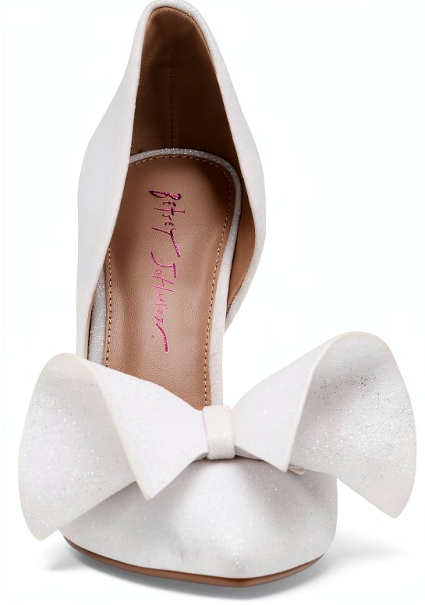 Betsey Johnson Womens Pumps Bow Detail Medium Width Shoes-1