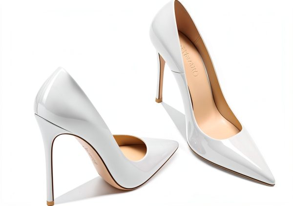 QUN Womens Pumps Patent Leather Heels Comfortable Fit-4