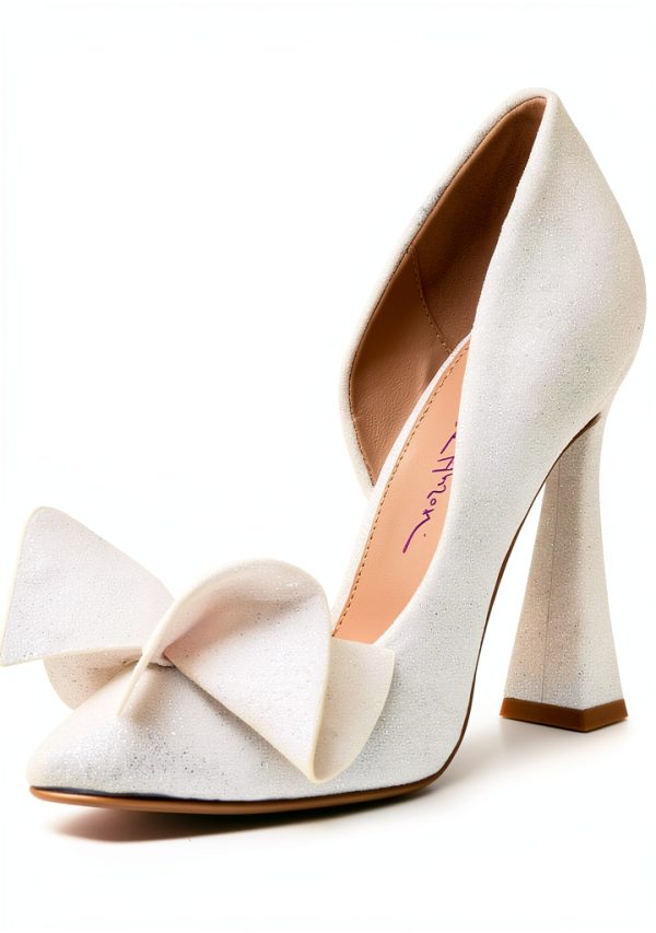 Betsey Johnson Womens Pumps Bow Detail Medium Width Shoes-0