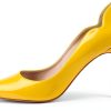 Pavo Womens Pumps Stiletto Heel V-Cut Ankle Design-2