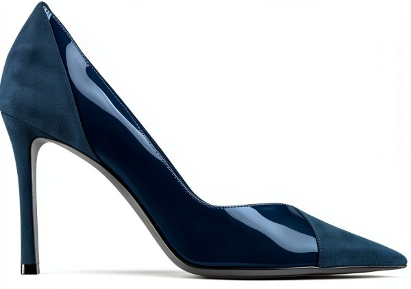 Coutgo Womens Pumps Stiletto Heels Pointed Toe Slip On-2