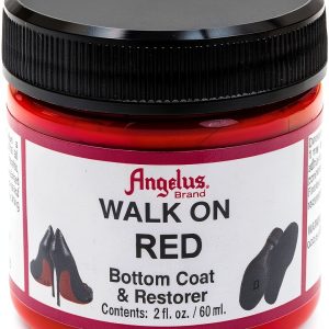 Angelus Walk on Red Paint Restorer Shoe Sole Repair-0