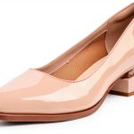 LINGXIAUNE Womens Pumps Pointed Toe Low Heel Dress Shoes-0