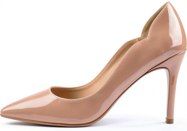 Pavo Womens Pumps V Cut Ankle Design Multiple Colors-2