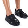 Rhinestone Sneakers Women Sparkly Mesh Fashion Shoes-1