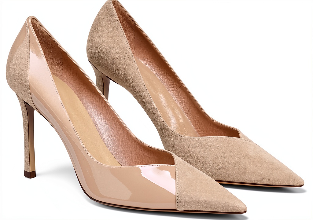 Coutgo womens pumps in multiple colors on a model