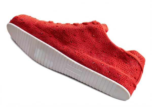 Rhinestone Sneakers Womens Sparkly Mesh Fashion Shoes-5