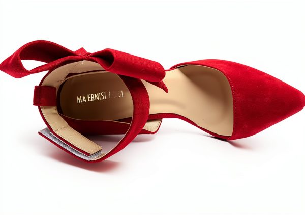 CS-3374 Womens Pumps Stiletto Heel Pointed Toe Bowknot-5