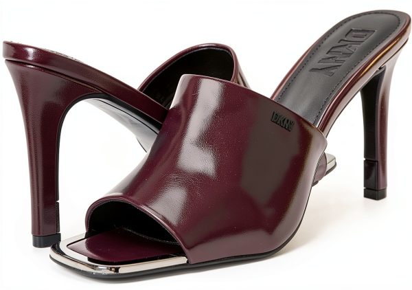 DKNY Womens Heeled Sandals Casual Everyday Mule Style-6