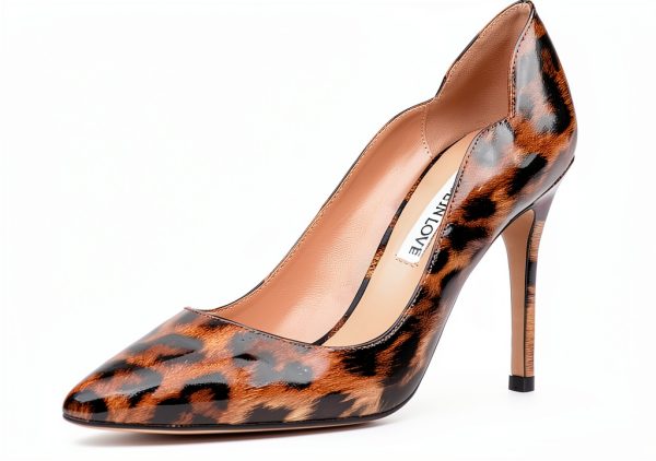 Pavo Womens Pumps Stiletto Heel Ankle V-Cut Design-0