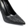 Rhinestone High Heels Womens Sparkling Pumps 4.7 Inch Heel-4