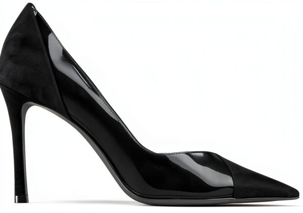 Coutgo Womens Pumps Stiletto Heels Pointed Toe Slip On-3