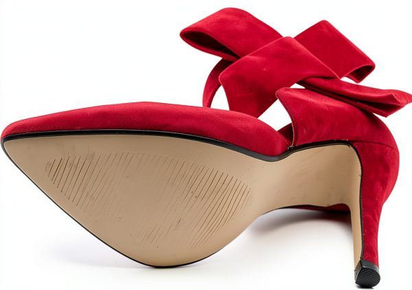 CS-3374 Womens Pumps Stiletto Heel Pointed Toe Bowknot-6