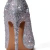 Rhinestone High Heels Womens Sparkling Pumps Party Shoes-3
